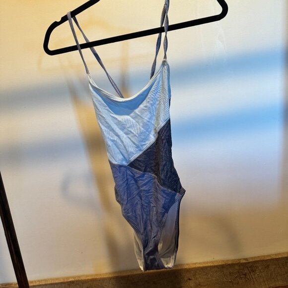 Solid and Stripped One Piece - Picture 1 of 3